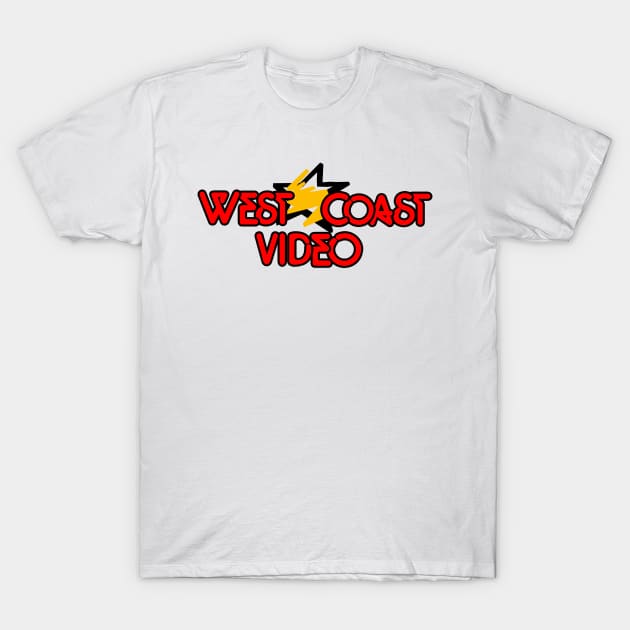 West Coast Video Rental Store T-Shirt by carcinojen